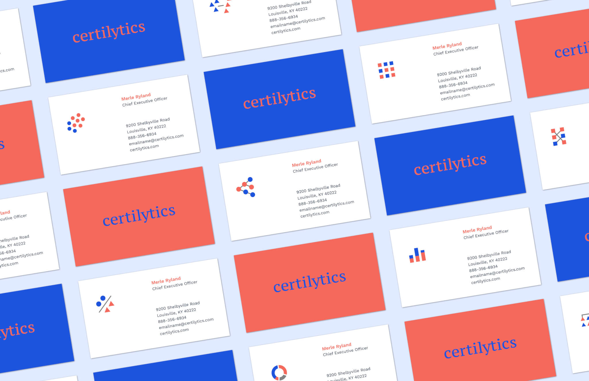 Certilytics business cards