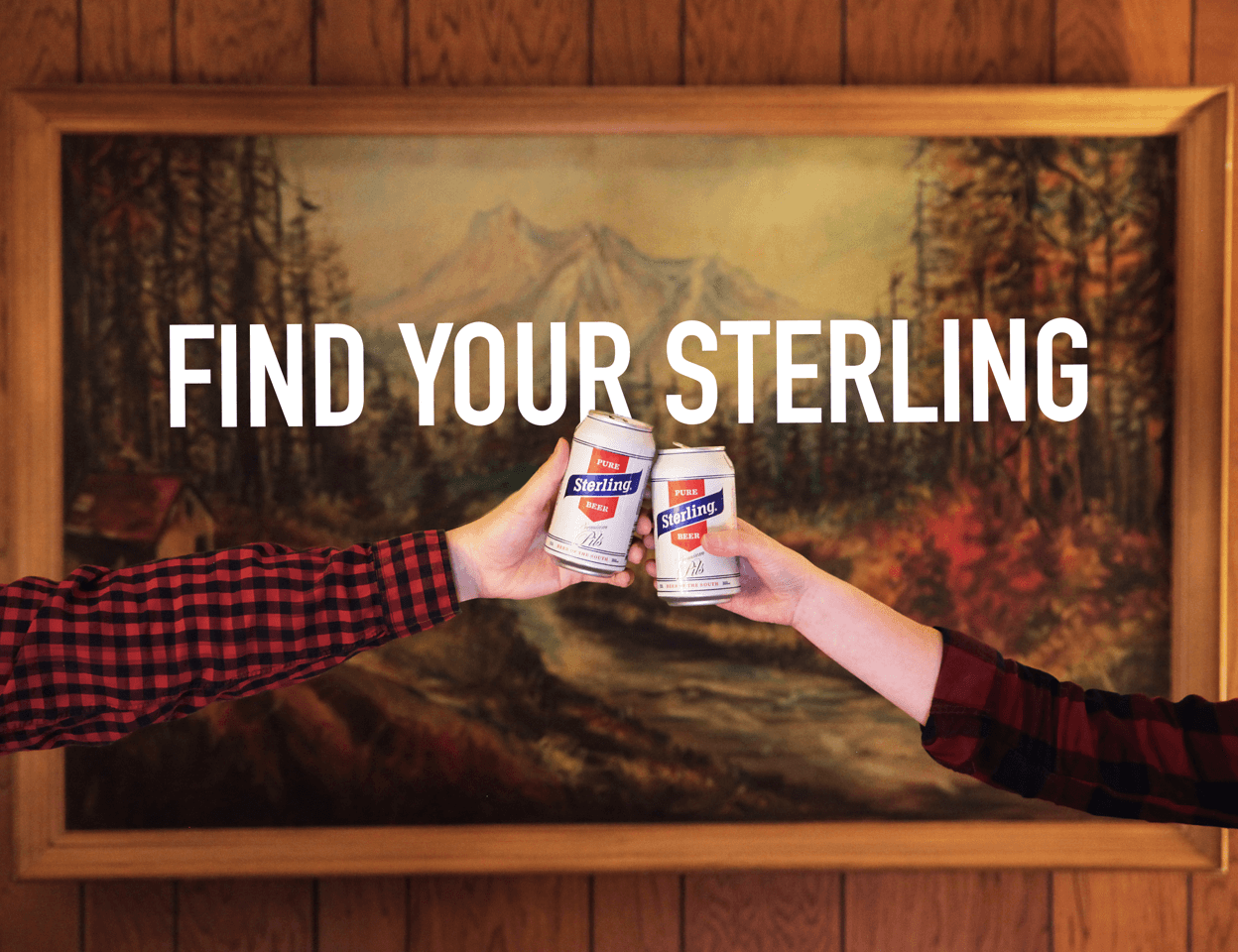 Find your sterling with sterling cans being