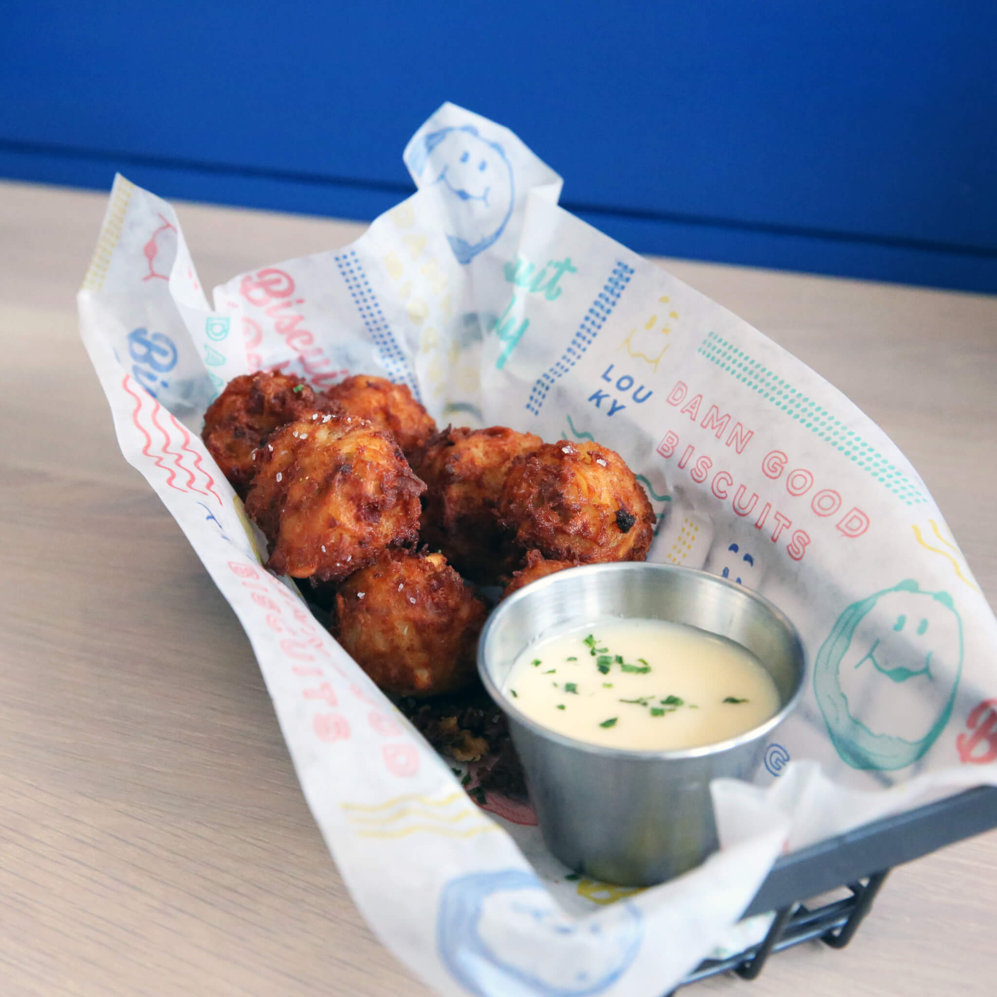 Biscuit Belly loaded breakfast tots