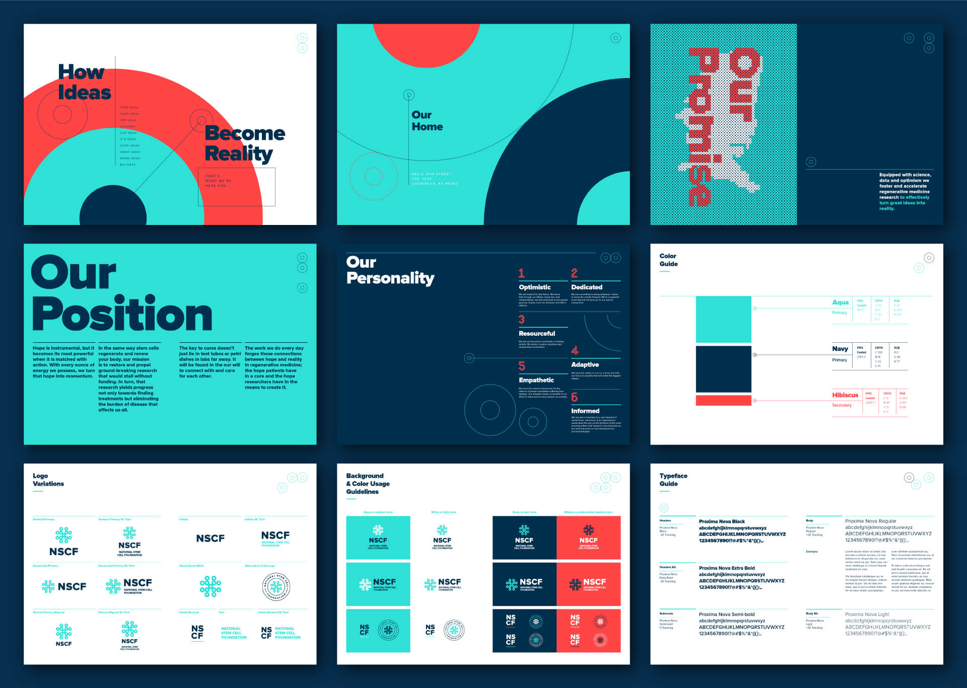 Pages of the National Stem Cell Foundation Website