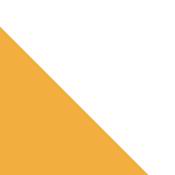 A simple geometric design with the bottom left half in solid mustard yellow and the top right half in white, divided diagonally from the lower left corner to the upper right corner.